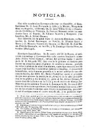Noticias. Boletín de la Real Academia de la Historia, tomo 40 (marzo 1902). Cuaderno III | Biblioteca Virtual Miguel de Cervantes