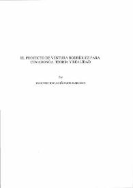El proyecto de Ventura Rodríguez para Covadonga. Teoría y realidad / Inocencio Cadiñanos Bardeci | Biblioteca Virtual Miguel de Cervantes