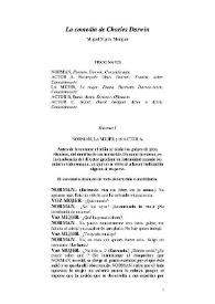La comedia de Charles Darwin / Miguel Signes Mengual | Biblioteca Virtual Miguel de Cervantes