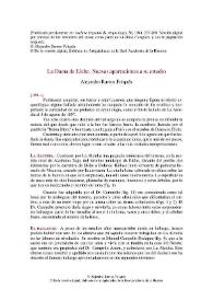 La Dama de Elche. Nuevas aportaciones a su estudio / Alejandro Ramos Folqués | Biblioteca Virtual Miguel de Cervantes