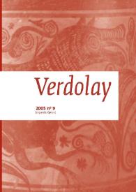 Verdolay : Revista del Museo Arqueológico de Murcia | Biblioteca Virtual Miguel de Cervantes