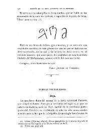 Nuevas inscripciones [Beja, Lisboa, San Pedro de Arcos, San Pedro de Vivero, Astorga] / Fidel Fita | Biblioteca Virtual Miguel de Cervantes