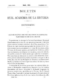 Estudio político militar del Conde de Barcelona Ramón Berenguer III el Grande / Bienvenido Oliver | Biblioteca Virtual Miguel de Cervantes