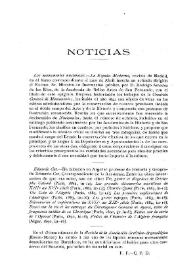 Noticias. Boletín de la Real Academia de la Historia, tomo 42 (mayo 1903). Cuaderno V / F. F., C. F. D. | Biblioteca Virtual Miguel de Cervantes
