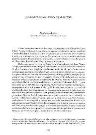 Juan Nicasio Gallego, traductor / Ana M.ª Freire López | Biblioteca Virtual Miguel de Cervantes