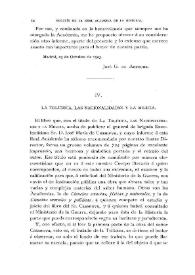 La Telúrica, las Nacionalidades y la Milicia / José Gómez de Arteche | Biblioteca Virtual Miguel de Cervantes
