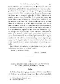 Nuevas inscripciones romanas en las provincias de Cádiz, Córdoba, Cáceres y Orense / Fidel Fita | Biblioteca Virtual Miguel de Cervantes