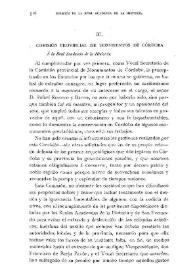 Comisión Provincial de Monumentos de Córdoba / Enrique Romero de Torres | Biblioteca Virtual Miguel de Cervantes