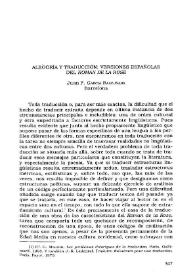 Alegoría y traducción: versiones españolas del Roman de la Rose / Juan F. García Bascuñana | Biblioteca Virtual Miguel de Cervantes