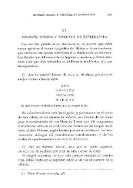Epigrafía romana y visigótica de Extremadura / El Marqués de Monsalud | Biblioteca Virtual Miguel de Cervantes