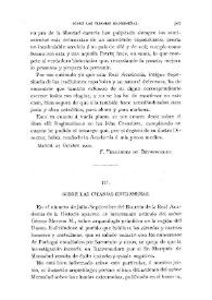 Sobre las citanias extremeñas / M. Roso de Luna | Biblioteca Virtual Miguel de Cervantes