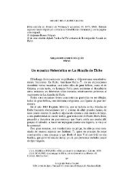 Un mosaico Helenístico en La Alcudia de Elche / Alejandro Ramos Folqués | Biblioteca Virtual Miguel de Cervantes