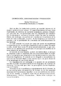 Enunciación, argumentación y traducción / Marta Tordesillas | Biblioteca Virtual Miguel de Cervantes