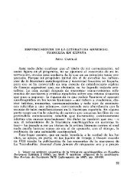 Repercusiones de la literatura memorial francesa en España / Anna Caballé | Biblioteca Virtual Miguel de Cervantes