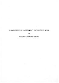 El Monasterio de la Estrella y Navarrete el Mudo / Inocencio Cadiñanos Bardeci | Biblioteca Virtual Miguel de Cervantes