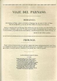 Viaje del Parnaso / Miguel de Cervantes Saavedra | Biblioteca Virtual Miguel de Cervantes