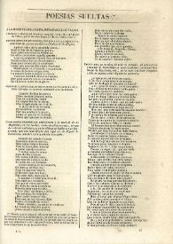 Poesías sueltas / Miguel de Cervantes Saavedra; edición de Florencio Sevilla Arroyo | Biblioteca Virtual Miguel de Cervantes