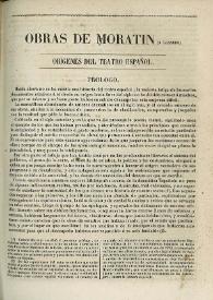 Orígenes del teatro español / Leandro Fernández de Moratín | Biblioteca Virtual Miguel de Cervantes