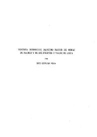 Ventura Rodríguez, maestro mayor de obras de Madrid y de sus fuentes y viajes de agua / Luis Cervera Vera | Biblioteca Virtual Miguel de Cervantes