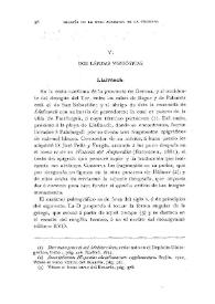 Dos lápidas visigóticas [Llafranch y Valencia] / Fidel Fita | Biblioteca Virtual Miguel de Cervantes