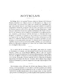 Noticias. Boletín de la Real Academia de la Historia, tomo 48 (marzo 1906). Cuaderno III / F. F., A. R. V. | Biblioteca Virtual Miguel de Cervantes