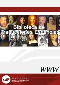Biblioteca de Traducciones Españolas / Directores Francisco Lafarga y Luis Pegenaute | Biblioteca Virtual Miguel de Cervantes