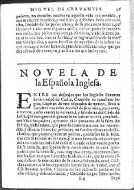 La española inglesa / Miguel de Cervantes Saavedra; edición de Florencio Sevilla Arroyo | Biblioteca Virtual Miguel de Cervantes