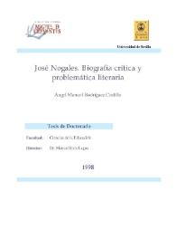 Vida y obra de José Nogales / Ángel Manuel Rodríguez Castillo | Biblioteca Virtual Miguel de Cervantes