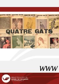 Quatre gats | Biblioteca Virtual Miguel de Cervantes