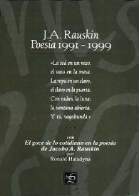 Poesía : 1991-1999 / J.A. Rauskin | Biblioteca Virtual Miguel de Cervantes