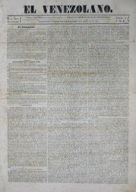 El Venezolano | Biblioteca Virtual Miguel de Cervantes