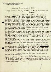 [Carta de José Antonio Ramos Sucre a su hermano Lorenzo Ramos. Caracas 20 de marzo de 1929] | Biblioteca Virtual Miguel de Cervantes