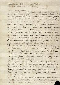 [Carta de José Antonio Ramos Sucre a Dolores Emilia Madriz. Hamburgo 8 de enero de 1930] | Biblioteca Virtual Miguel de Cervantes