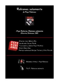 Rubianes, solamente | Biblioteca Virtual Miguel de Cervantes