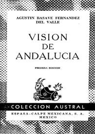 Visión de Andalucía / Agustín Basave Fernández del Valle | Biblioteca Virtual Miguel de Cervantes