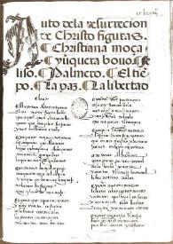 Auto de la Resurreción de Cristo | Biblioteca Virtual Miguel de Cervantes