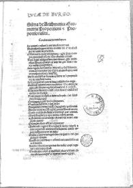 Su[m]ma de Arithmetica Geometria Proportioni [et] Proportionalità | Biblioteca Virtual Miguel de Cervantes