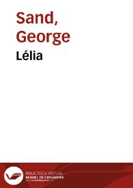 Lélia / George Sand | Biblioteca Virtual Miguel de Cervantes