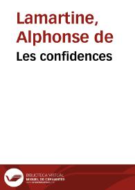 Les confidences / A. de Lamartine | Biblioteca Virtual Miguel de Cervantes