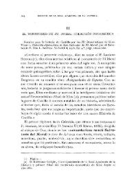 El Monasterio de "El Moral". Colección diplomática / Fidel Fita | Biblioteca Virtual Miguel de Cervantes