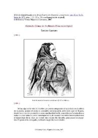 Gertrudis Gómez de Avellaneda [Nota necrológica] / Teodoro Guerrero | Biblioteca Virtual Miguel de Cervantes