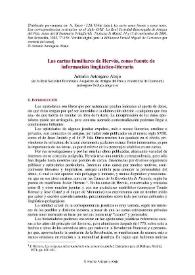 Las cartas familiares de Hervás, como fuente de información lingüístico-literaria / Antonio Astorgano Abajo | Biblioteca Virtual Miguel de Cervantes