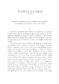 Archivo general de la Corona de Aragón. El profesor Dr. Enrique Finke y sus obras / Francisco de Bofarull | Biblioteca Virtual Miguel de Cervantes