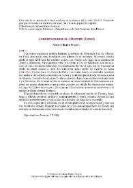 Acueducto romano de Albarracín (Teruel) /  Antonio Blanco Freijeiro | Biblioteca Virtual Miguel de Cervantes