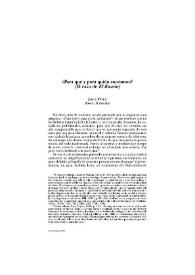 ¿Para qué y para quién anotamos? (El caso de "El Buscón") / James Iffland | Biblioteca Virtual Miguel de Cervantes