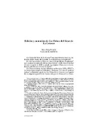 Edición y anotación de "Les Visions" del Sieur de La Geneste / Marie Roig Miranda | Biblioteca Virtual Miguel de Cervantes