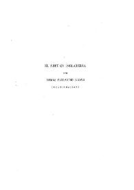 El arte en Inglaterra : (Continuación) / Tomás Ferrándiz Llopis | Biblioteca Virtual Miguel de Cervantes