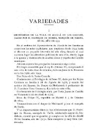 Ordenanzas de la villa de Alcalá de los Gazules, dadas por D. Fadrique de Rivera, marqués de Tarifa, en el año de 1513 / Enrique Romero de Torres | Biblioteca Virtual Miguel de Cervantes