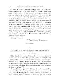 Más noticias sobre los restos de D. Alonso el VI, por Rodrigo F. Núñez / El Conde de Cedillo | Biblioteca Virtual Miguel de Cervantes