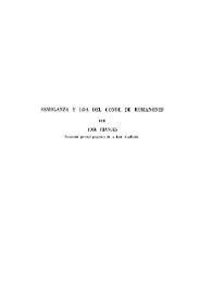 Semblanza y loa del Conde de Romanones / por José Francés | Biblioteca Virtual Miguel de Cervantes